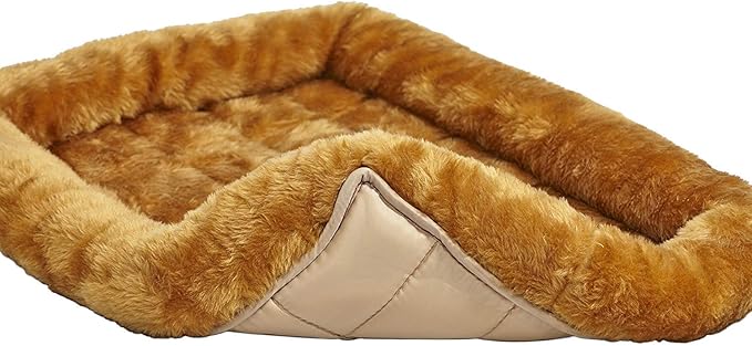 Plush Cat Bed Fits 18 - Inch Standard Pet Crate - 18×12×2 Inches, Comfortable and Warm Pet Sleeping Pad